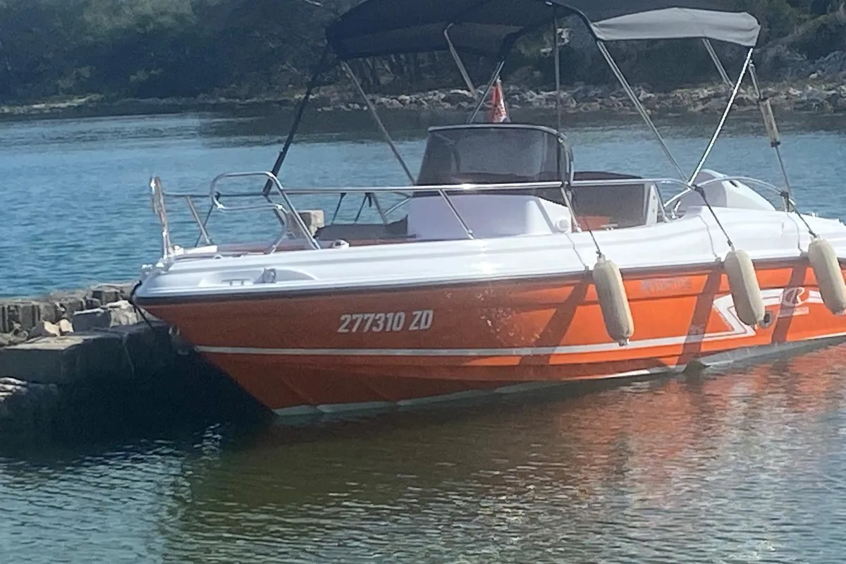 Exterior view of Rancraft RM 19, a Gulet Rancraft RM19 motorboat at Zadar, Croatia