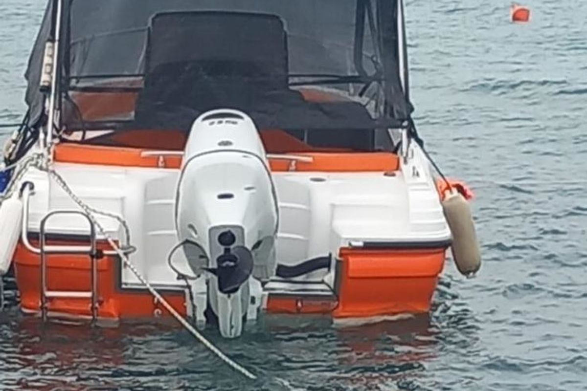 Exterior view of Rancraft RM 19, a Gulet Rancraft RM19 motorboat at Zadar, Croatia