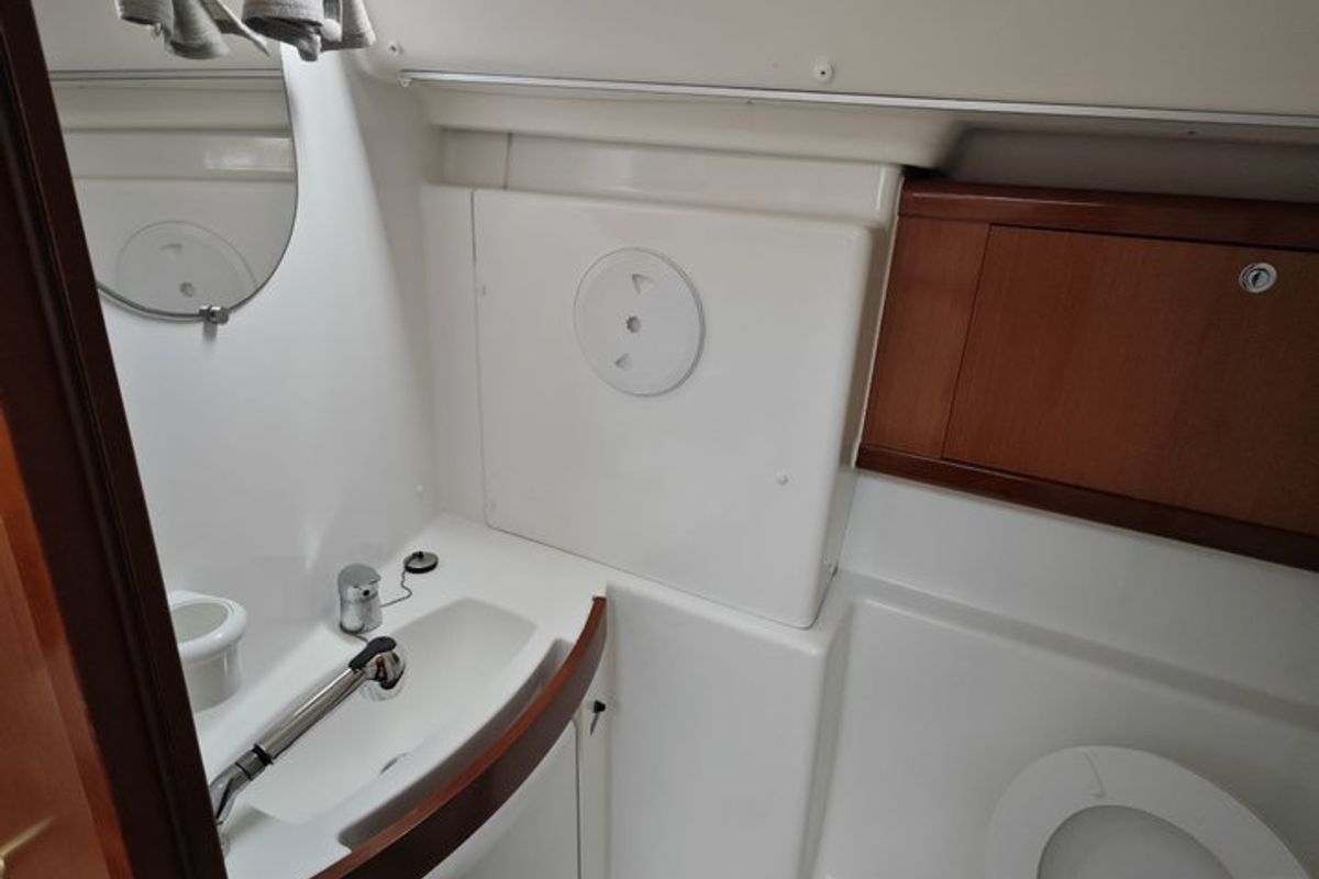 Head on Lilium, a Beneteau Oceanis 43 Family sailboat at Fethiye, Turkey