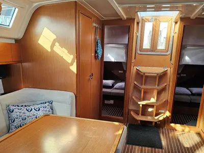 Salon of Salvia, a Bavaria 51 Cruiser sailboat at Municipal Unit of Lefkada, Greece