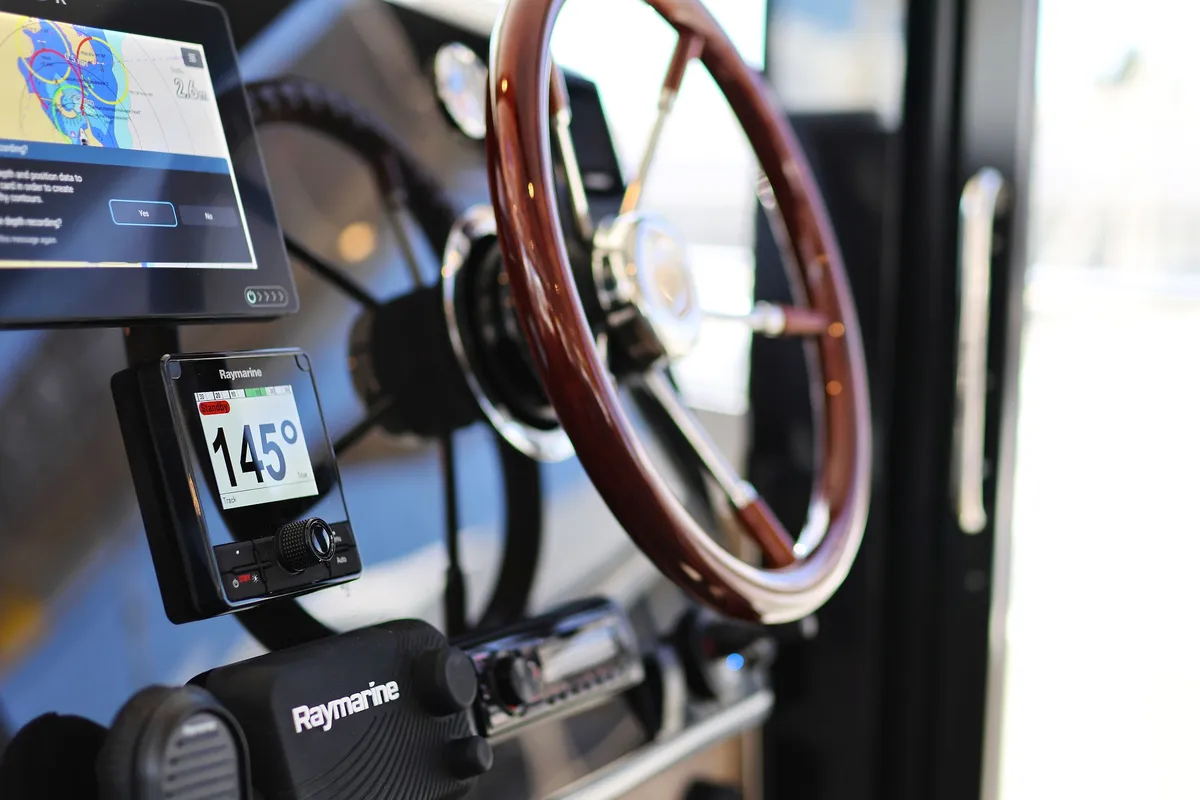 Cockpit of Good Time, a Cobra Yachts Seamaster 45 yacht at Grad Vodice, Croatia