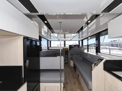 Salon of Good Time, a Cobra Yachts Seamaster 45 yacht at Grad Vodice, Croatia