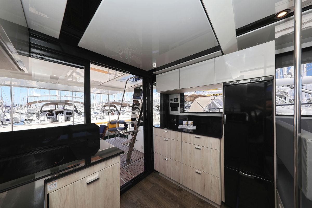 Galley of Good Time, a Cobra Yachts Seamaster 45 yacht at Grad Vodice, Croatia