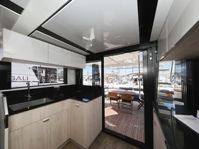 Galley of Good Time, a Cobra Yachts Seamaster 45 yacht at Grad Vodice, Croatia