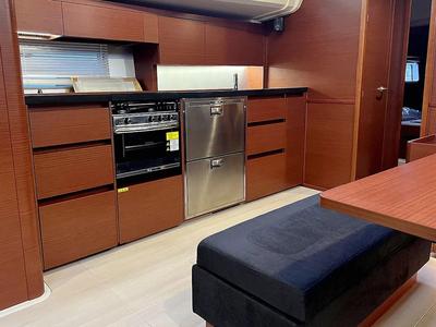 Galley of Neraida, a Hanse Yachts Hanse 508 sailboat at Municipal Unit of Lefkada, Greece