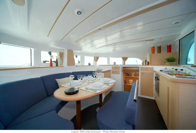 Maestro, a Lagoon 380 catamaran at Municipal Unit of Lefkada, Greece
