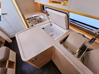 Galley of Dunya, a Dufour 41 sailboat at Općina Rogoznica, Croatia