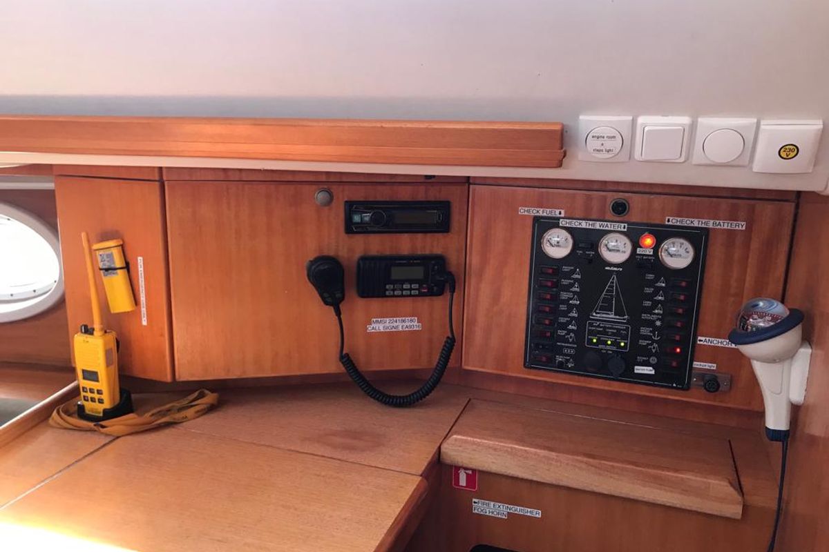 Alboran XXVI Piñacolada, a Elan Impression 434 sailboat at es Jonquet, Spain