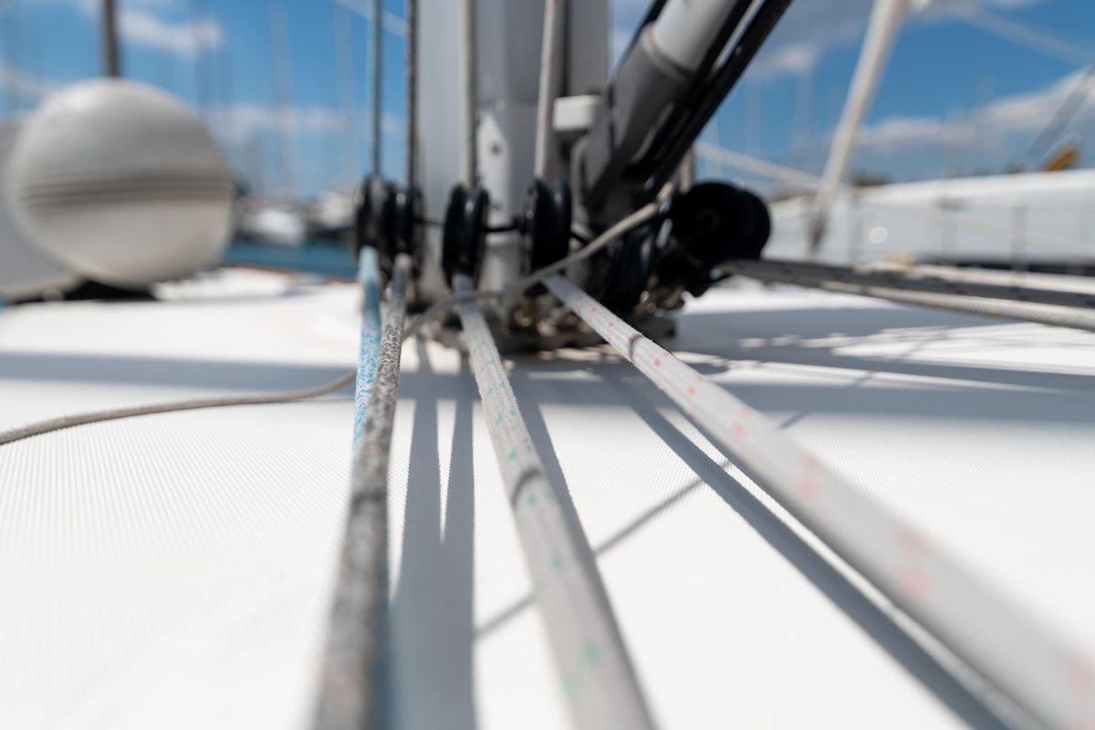 Promise, a Jeanneau Sun Odyssey 509 sailboat at Athens, Greece