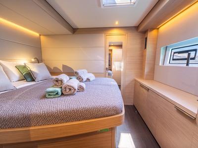Cabin on HUMBLE ONE, a Lagoon 55 catamaran at Municipal Unit of Lefkada, Greece