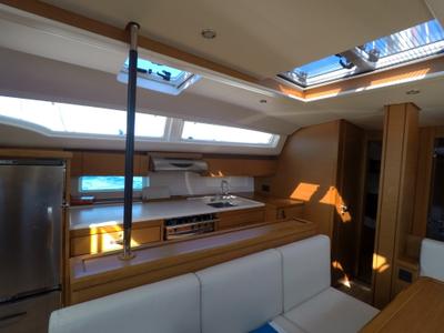 Galley of Kymo, a Jeanneau 54 sailboat at Volos Municipality, Greece