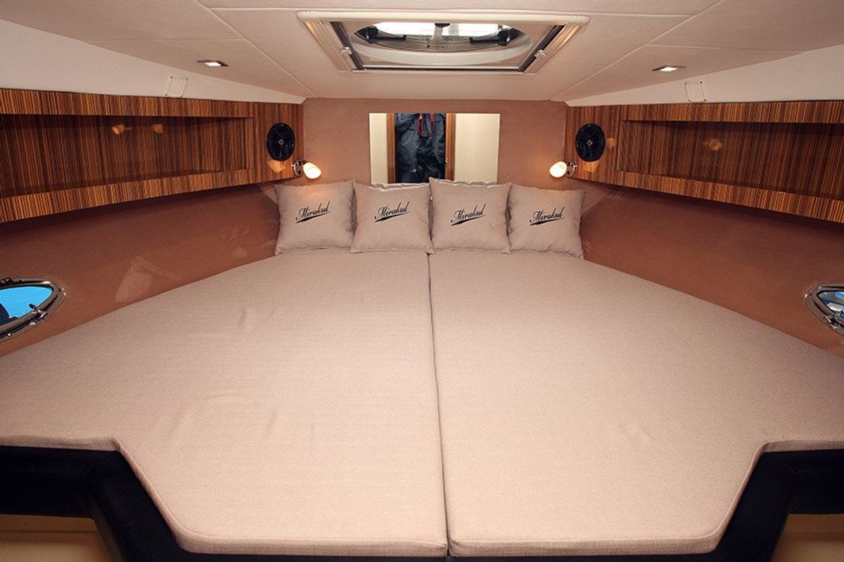 Cabin on Eva 2, a Grginić jahte Mirakul 40 yacht at Grad Biograd na Moru, Croatia