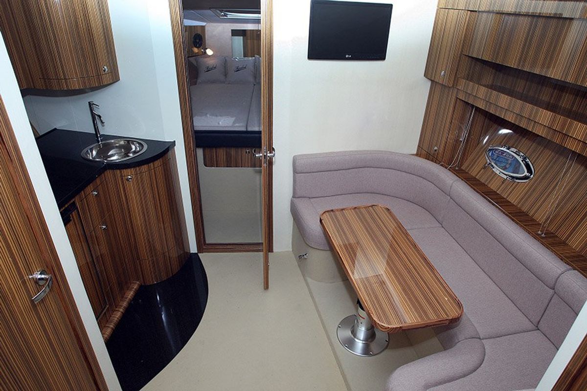 Salon of Eva 2, a Grginić jahte Mirakul 40 yacht at Grad Biograd na Moru, Croatia