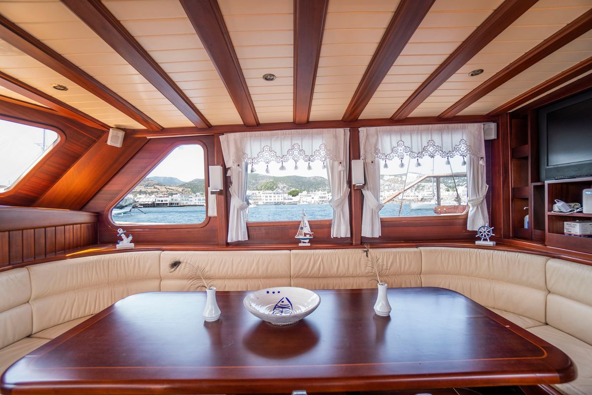Salon of Carpe Diem XI, a Gulet Gulet gulet at Bodrum, Turkey