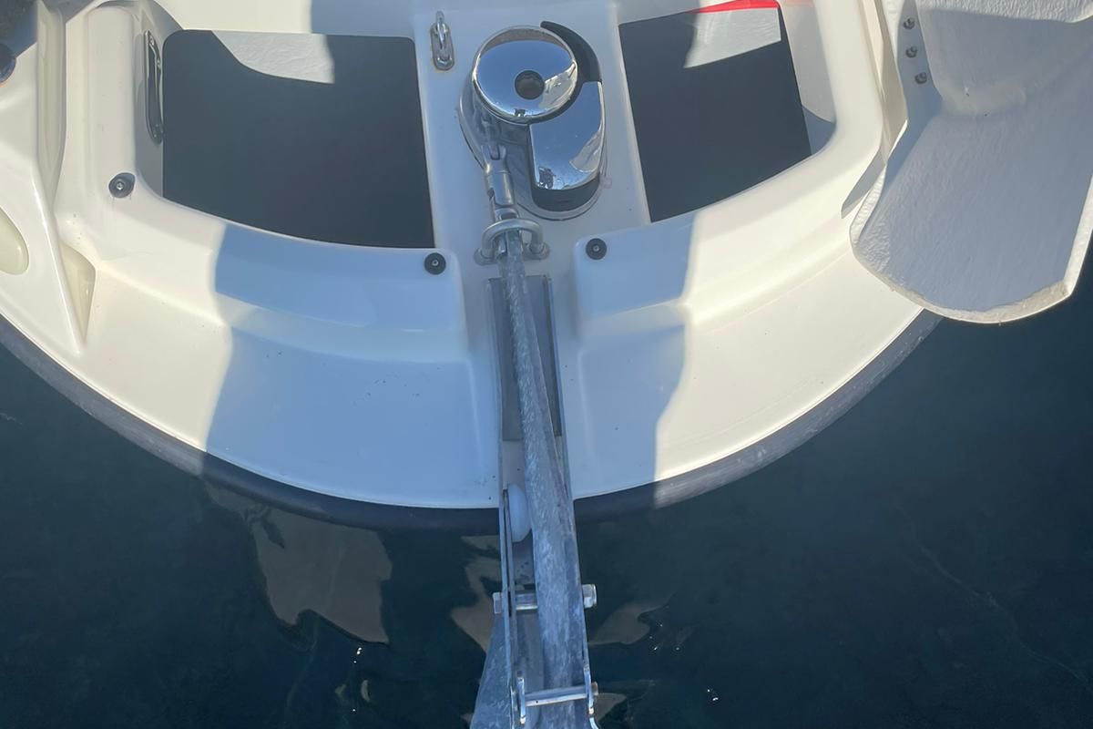 Pure Pleasure, a Quicksilver Activ 755 CR motorboat at Tribunj, Croatia