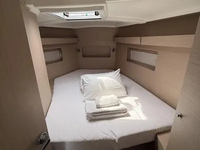 Cabin on KARYATIS, a Beneteau Oceanis 37 sailboat at Athens, Greece