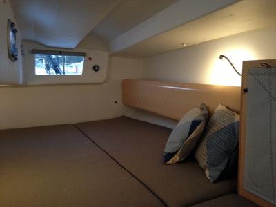 Cabin on Aminata, a Pogo Structures Pogo 36 sailboat at Alameda, United States