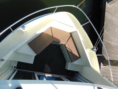 Deck of Stern, a Beneteau Figaro 3 motorboat at IJsselstein, Netherlands