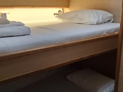 Cabin on Mihaela, a D&D Kufner 54 Exclusive sailboat at Grad Trogir, Croatia