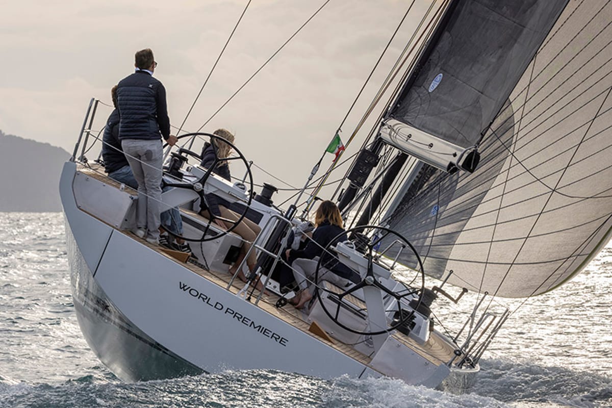 Sportski Vuk 44, a Cantiere Del Pardo (Grand Soleil) Grand Soleil 44 Performance sailboat at Grad Šibenik, Croatia