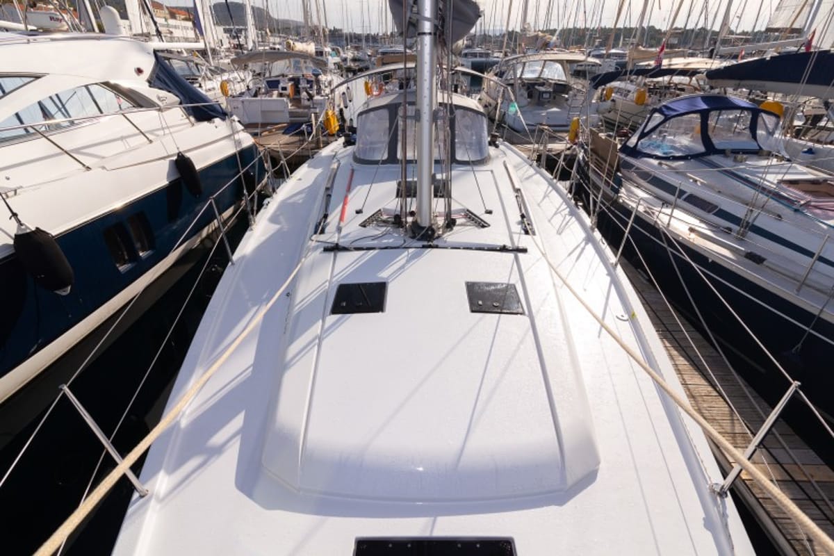Sportski Vuk 44, a Cantiere Del Pardo (Grand Soleil) Grand Soleil 44 Performance sailboat at Grad Šibenik, Croatia