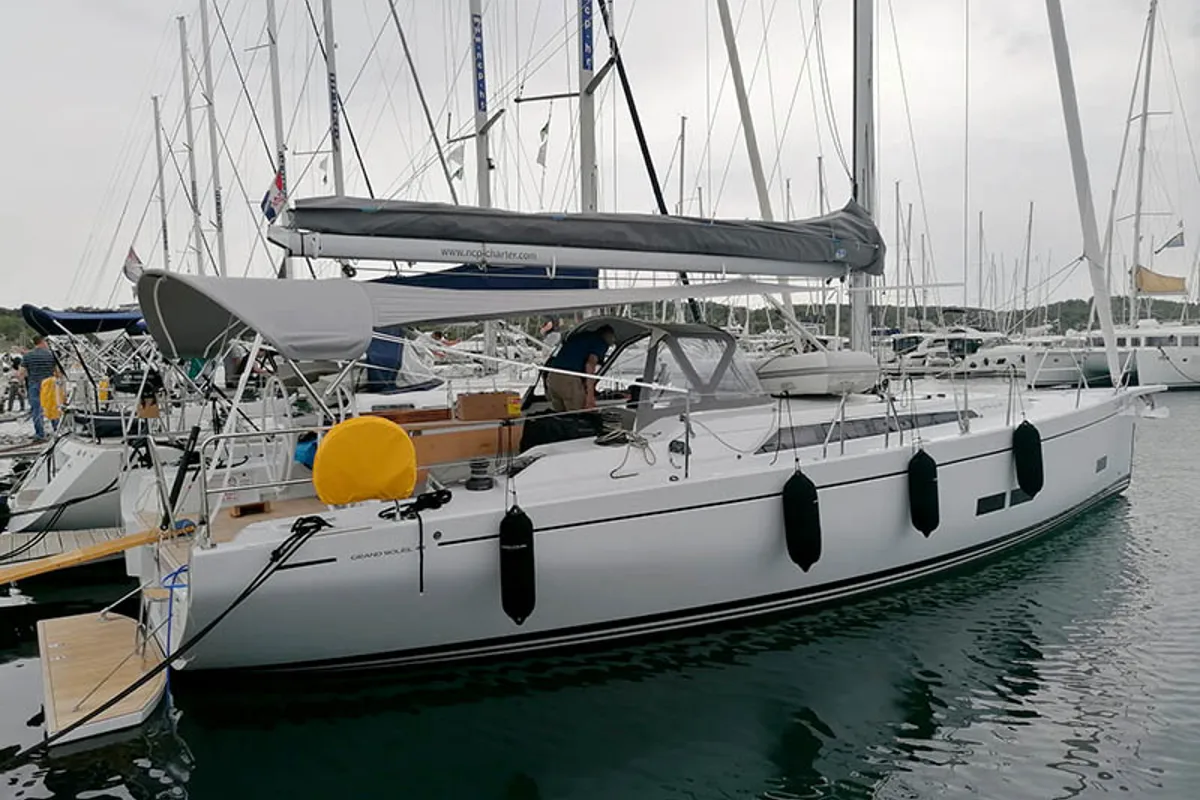 Sportski Vuk 44, a Cantiere Del Pardo (Grand Soleil) Grand Soleil 44 Performance sailboat at Grad Šibenik, Croatia