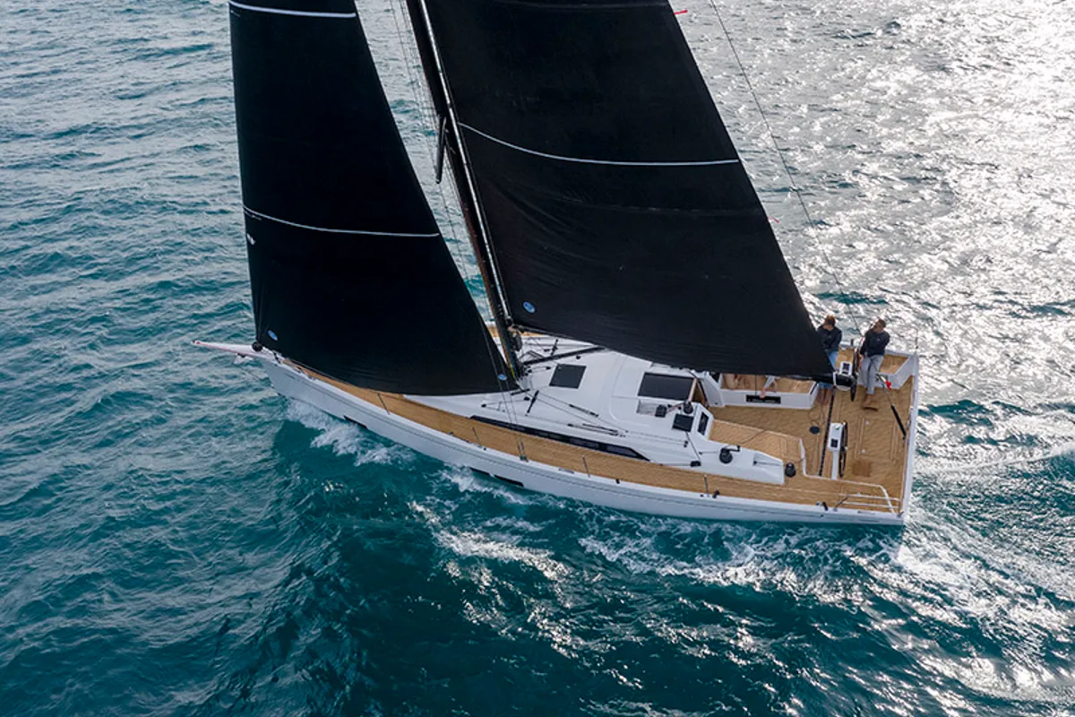Sportski Vuk 44, a Cantiere Del Pardo (Grand Soleil) Grand Soleil 44 Performance sailboat at Grad Šibenik, Croatia