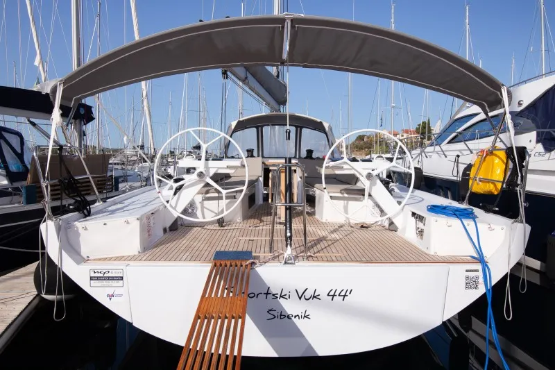 Sportski Vuk 44, a Cantiere Del Pardo (Grand Soleil) Grand Soleil 44 Performance sailboat at Grad Šibenik, Croatia