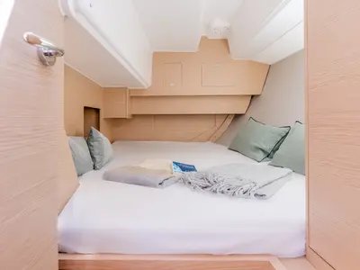 Cabin on Sunsail 37.3 Premium Plus, a Dufour 37 sailboat at Municipal Unit of Lefkada, Greece