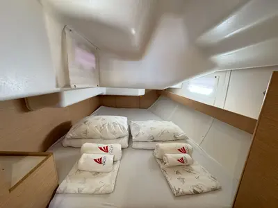 Cabin on Despacito, a Elan Impression 40 sailboat at Grad Biograd na Moru, Croatia