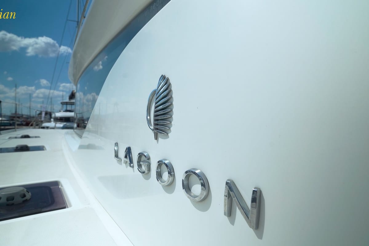 Aeolian Myth, a Lagoon 50 catamaran at Preveza, Greece