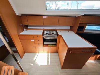 Galley of Zen, a Bavaria C42 sailboat at Općina Sukošan, Croatia