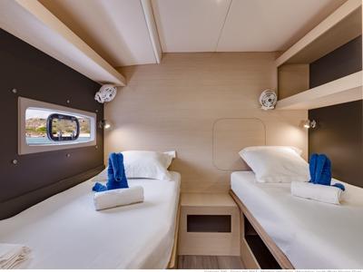 Cabin on Eye Candy, a Gulet Catlante 720 catamaran at Eden Island Marina, Seychelles