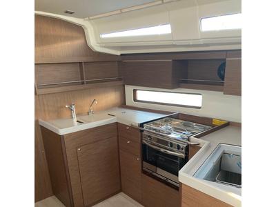 Galley of Dimitra, a Beneteau Oceanis 40.1 sailboat at Preveza, Greece