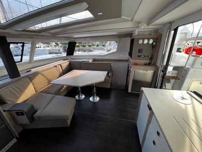 Salon of Andy, a Fountaine Pajot Tanna 47 catamaran at Općina Sukošan, Croatia
