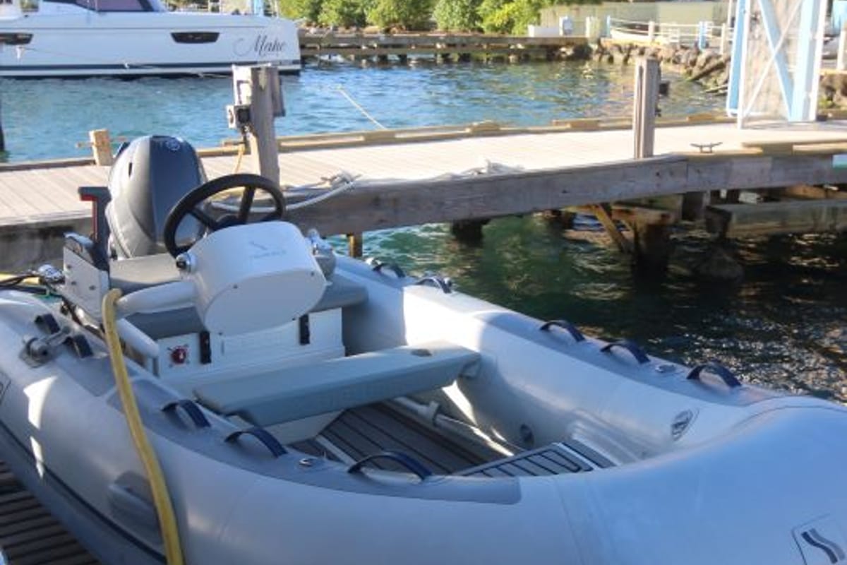 Fiyolo, a Fountaine Pajot Elba 45 catamaran at Charlotte Amalie, United States