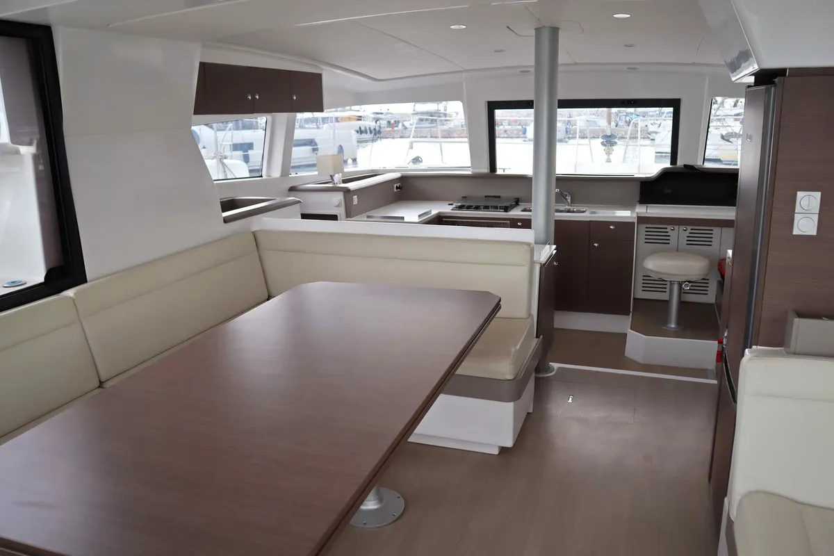 MEMORIES, a Bali Bali 4.1 catamaran at Parikia, Greece