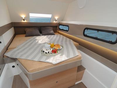 Cabin on Iris, a Bali 4.1 catamaran at Volos Municipality, Greece