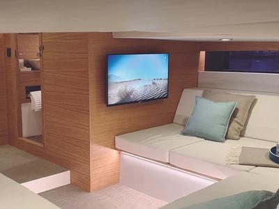 Salon of Eragon, a De Antonio Yachts De Antonio D42 Open yacht at Seget Donji, Croatia