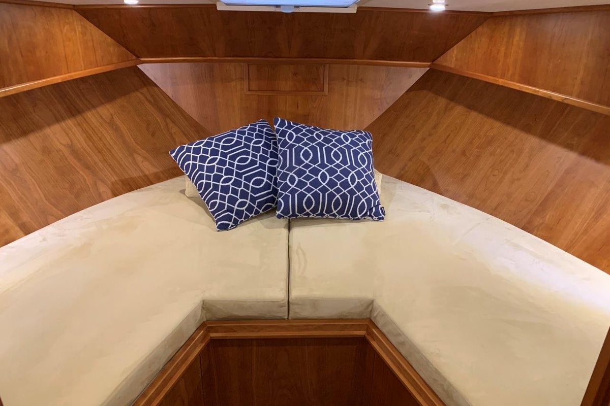 Cabin on Vita Bella, a Gulet Succes 106 AC motorboat at Akkrum, Netherlands