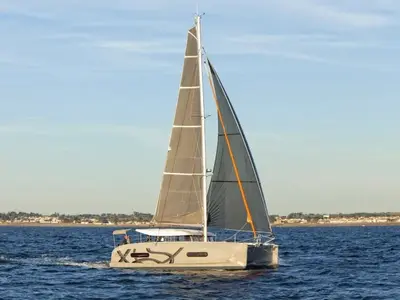 Sia, a Excess Excess 11 catamaran at Annapolis, United States