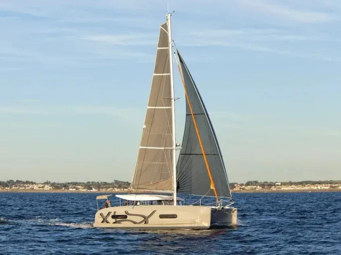 Sia, a Excess Excess 11 catamaran at Annapolis, United States