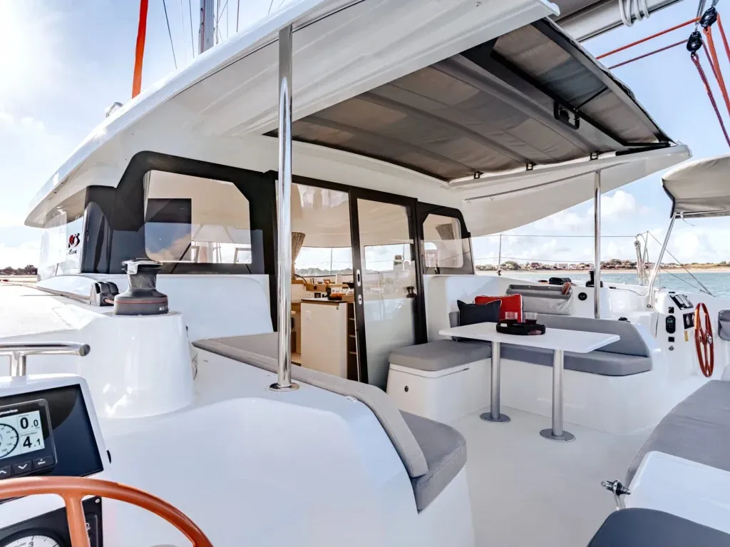 Sia, a Excess Excess 11 catamaran at Annapolis, United States
