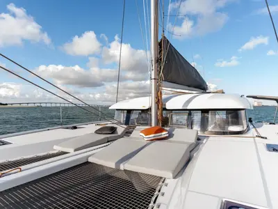 Sia, a Excess Excess 11 catamaran at Annapolis, United States