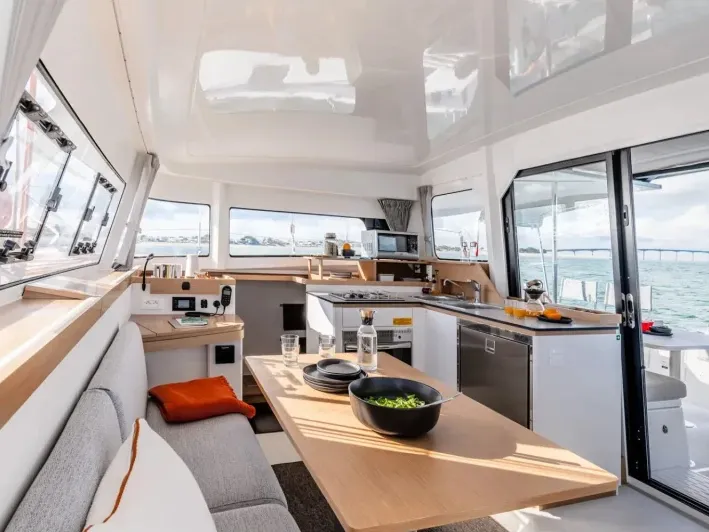 Sia, a Excess Excess 11 catamaran at Annapolis, United States