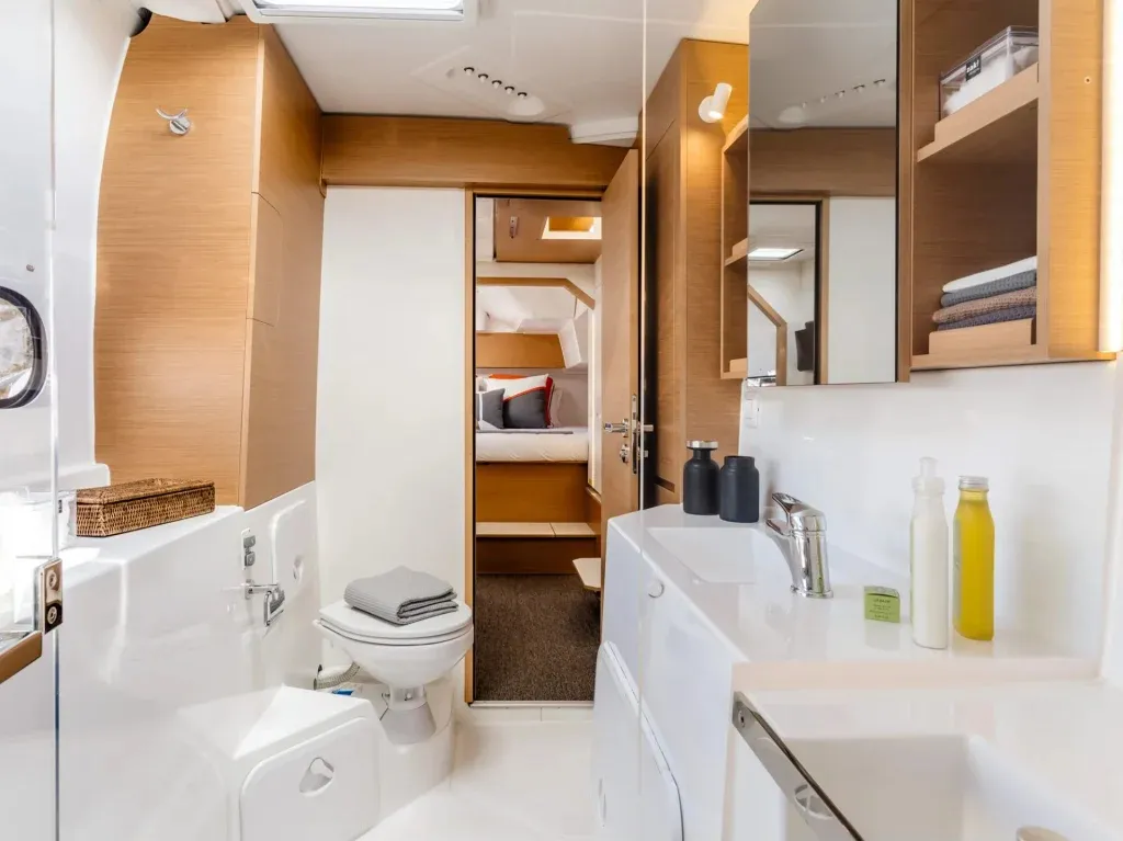 Sia, a Excess Excess 11 catamaran at Annapolis, United States
