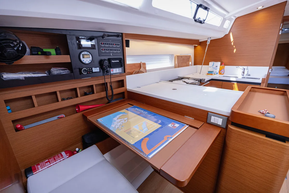 Mikkamakka, a Jeanneau Sun Odyssey 440 sailboat at Grad Kaštela, Croatia