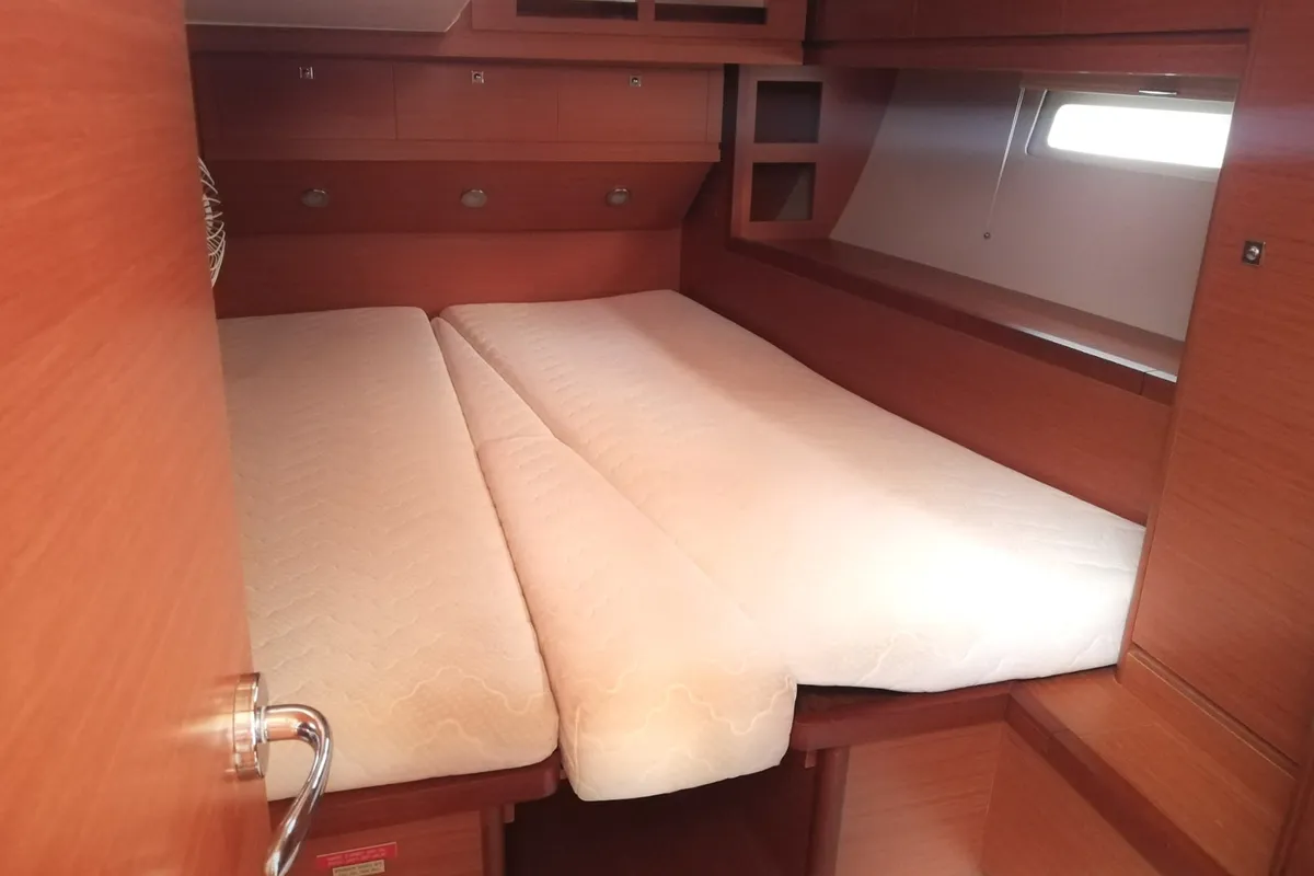 WARRIORS TALE, a Dufour Dufour 520 Grand Large sailboat at Kalkara, Malta