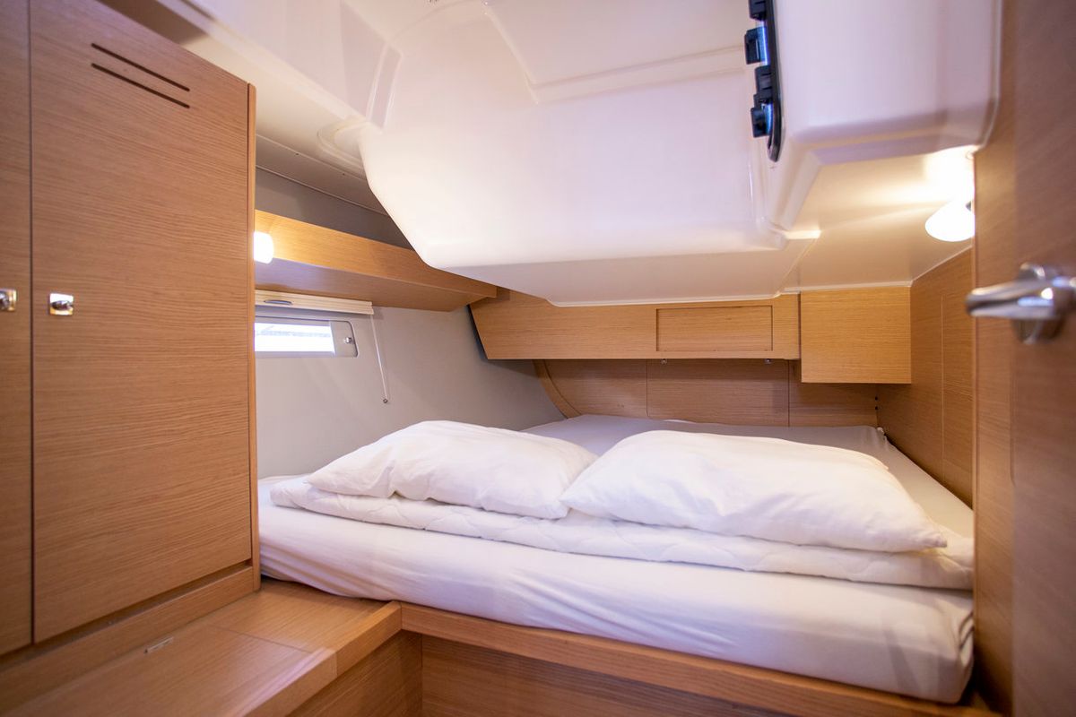 Cabin on Sea Cloud 1, a Dufour 430 GL sailboat at Grad Pula, Croatia