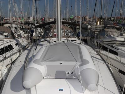 Deck of Anett, a Bavaria Cruiser 46 sailboat at Grad Biograd na Moru, Croatia